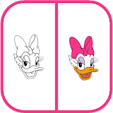 How To Draw Mickey Mouse Daisy icon