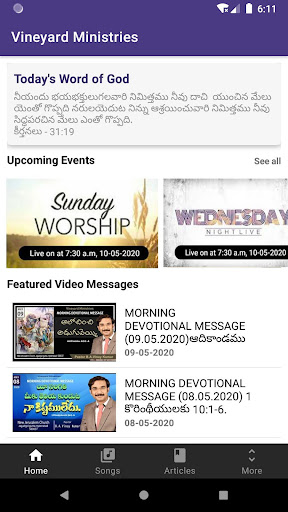 Android application NJC - Vineyard Ministries screenshort