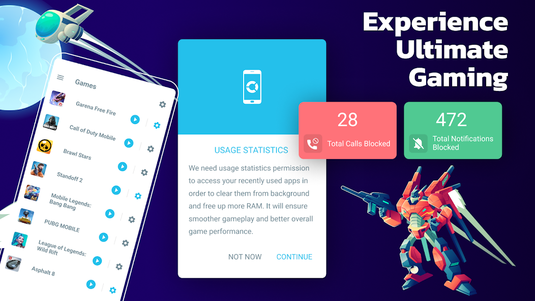 Gaming Mode - The Ultimate Game Experience Booster 1.9.9.1 APK + Mod (Unlimited money) untuk android