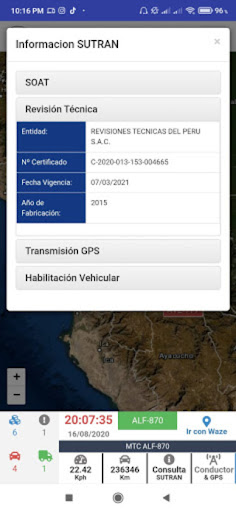 Gps CloudSatelital Screen 3
