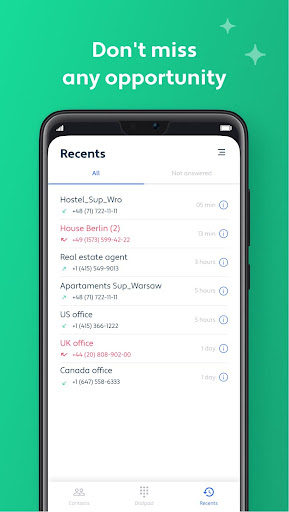 Channels - Bussines Phone App Screen 2