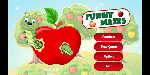 Android application Funny Mazes for kids screenshort