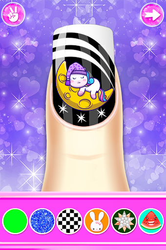 Code Triche Fashion Nail Salon Manicure Nail Art Game For Girl (Astuce) APK MOD screenshots 2