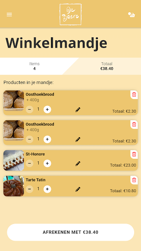 Bakkerij De Baere Screen 3