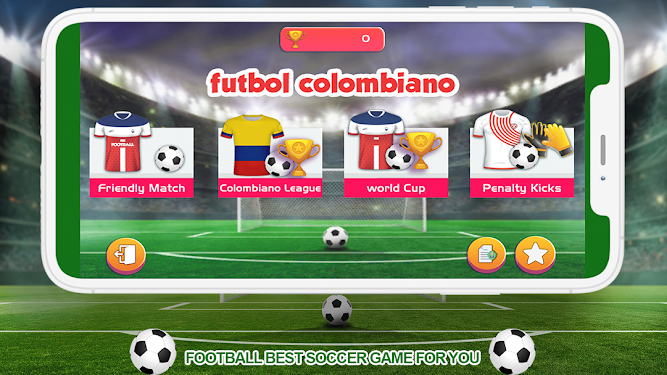 #1. Fútbol Colombiano Juego (Android) By: boukapps pro