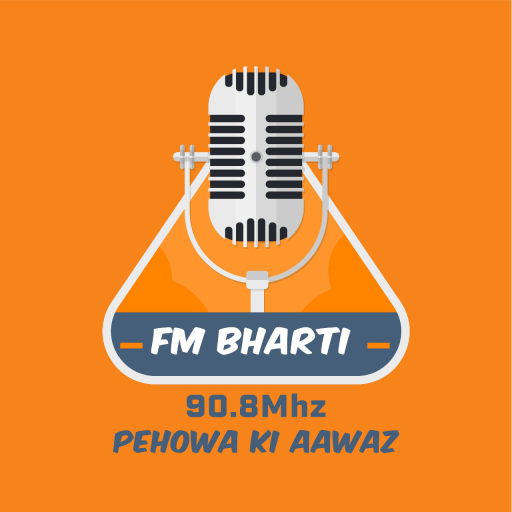 FM Bharti 90.8 Mhz logo