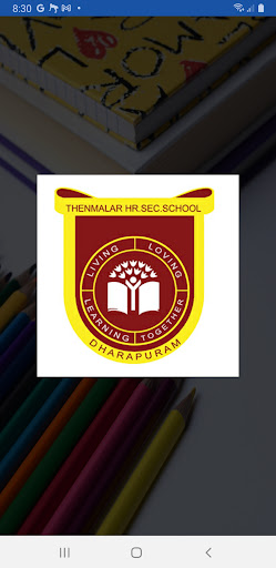 Android application Thenmalar School screenshort