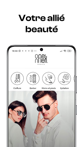 Android application On Fleek Beauty screenshort
