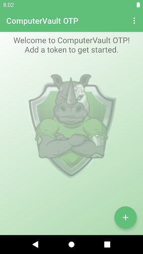 Android application ComputerVault OTP screenshort