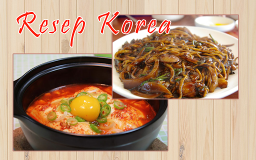 Android application Resep Masakan Korea Offline screenshort