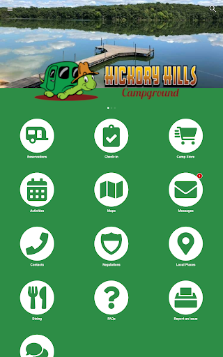 Screenshot of Hickory Hills Campground