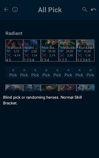 Dota Picker Screen 2