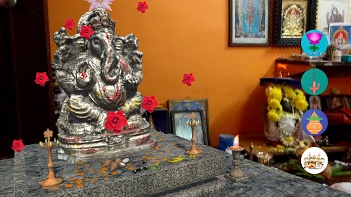 Android application Ganapathi - AR screenshort