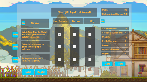 Android application Benim Ayak İzim screenshort