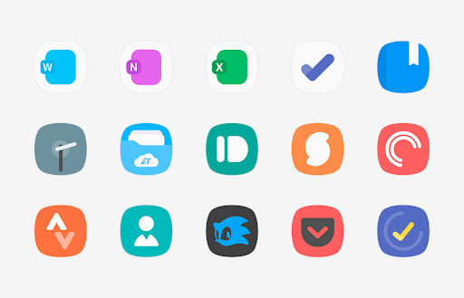 Screenshot of Vanilla - Icon Pack