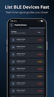BLE Scanner & Tracker Detector