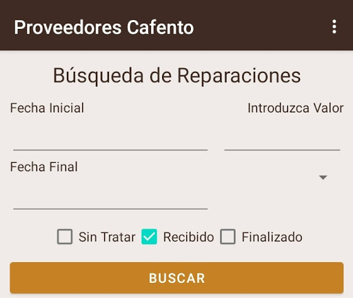 Portal Proveedores Cafento Screen 2