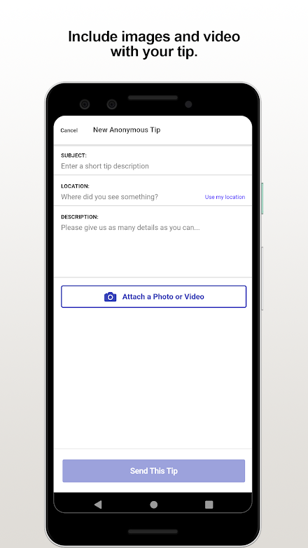SFPD Tip Screen 2