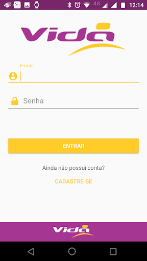 Android application VIDA - Resultados de Exames screenshort
