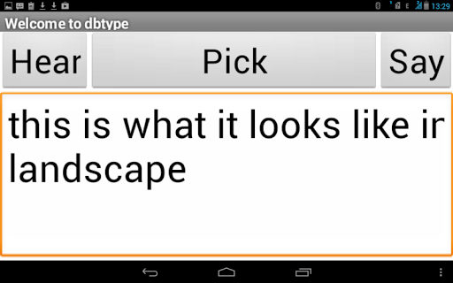 dbtype Screen 3