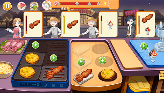 小鎮烹飪餐廳 - 美食街料理製作經營遊戲