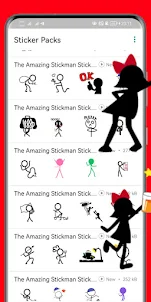 The Amazing Stickman WAsticker