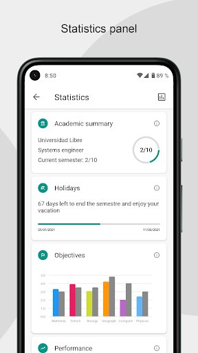 Screenshot of Notas U Pro: School Planner