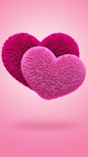 Fluffy Hearts Live Wallpaper