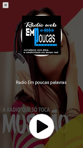 Android application Rádio Em Poucas Palavras screenshort