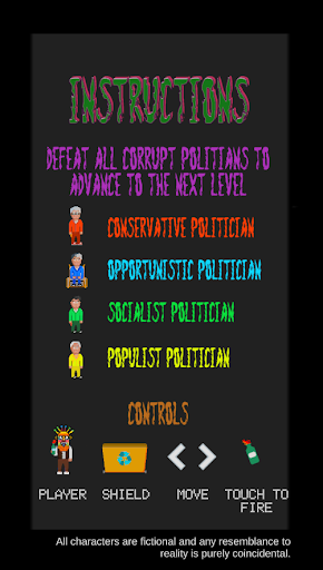 Politicians Invaders Screen 2