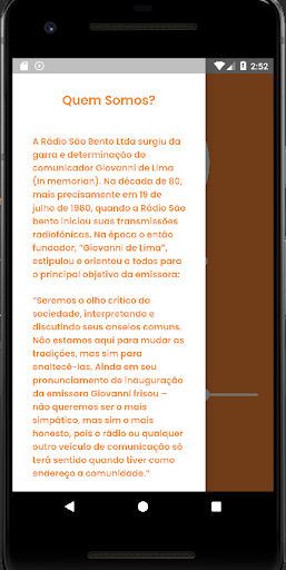 Rádio São Bento Screen 2
