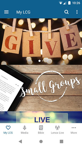 Android application Lenox Church of God screenshort