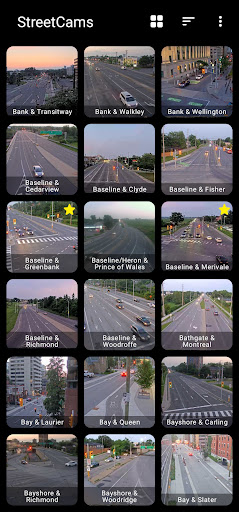 Android application Ottawa StreetCams screenshort