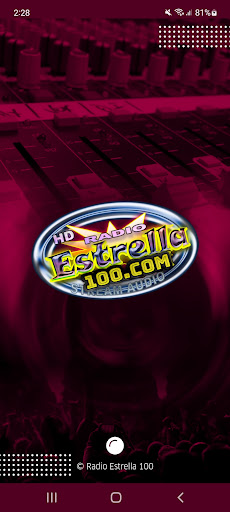 Android application Estrella 100 Sonidera Radio screenshort
