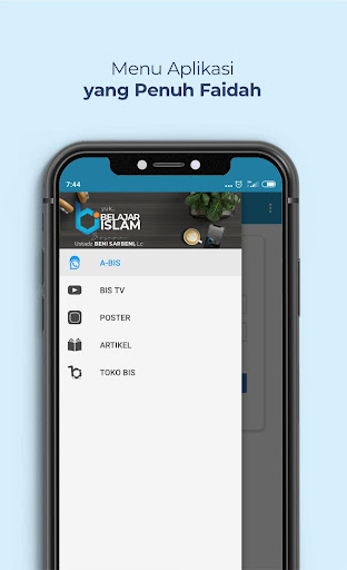 Android application Belajar Islam screenshort