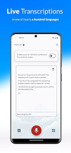 Dictate: Speak to Text to AI Screen 3