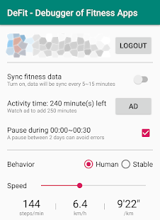 DeFit - Debugger of Fitness Apps 0.8.1 APK screenshots 2