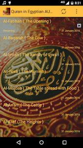Quran in Egyptian Audio