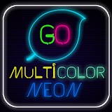 Multi Color Neon Keyboard icon