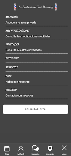 La Barbería de José Martínez Screen 2