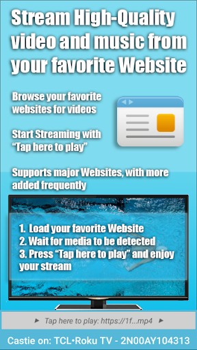 Castie TV Cast | Roku Remote & Screen 2