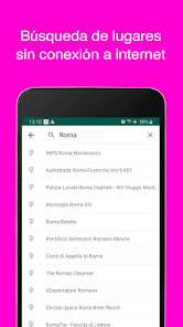 Captura 3 Mapa de Roma offline + Guía android