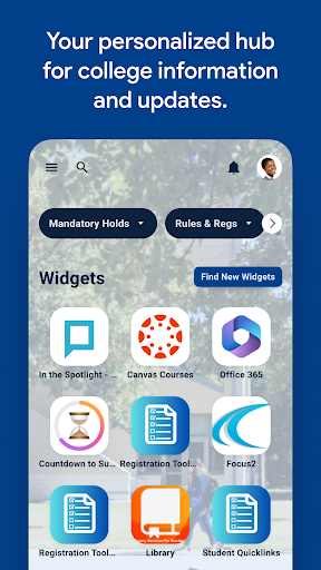 Collin College CougarWeb Captura de Tela do Aplicativo Android 3