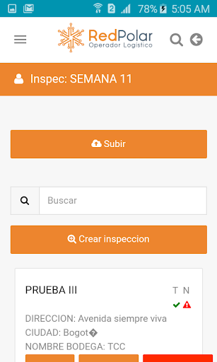 Inspecciones Red Polar