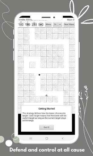 Sketch Tower Defense Game Screen 2