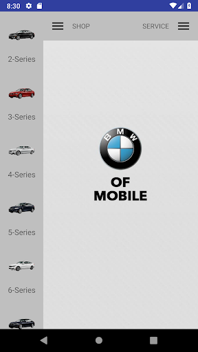 Android application BMW of Mobile screenshort