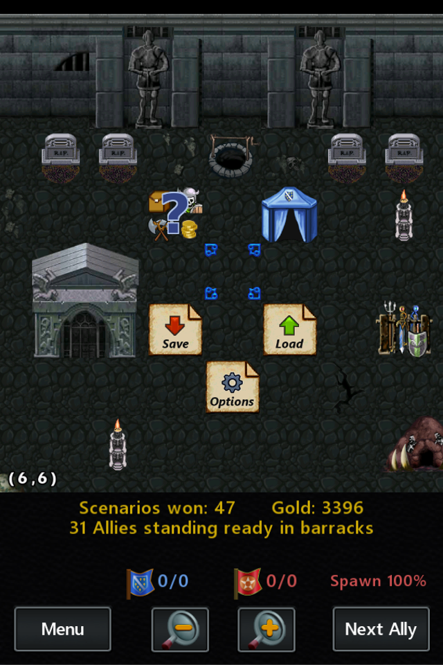Android application Kingturn Underworld RPG screenshort