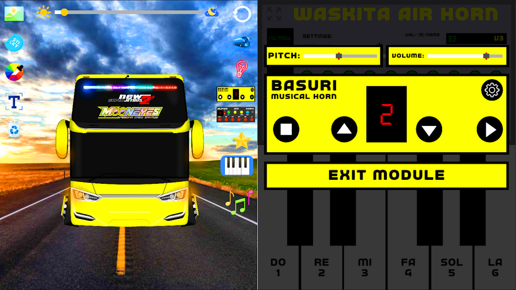 Bus Telolet Basuri Pianika 3.0 APK + Мод (Unlimited money) за Android