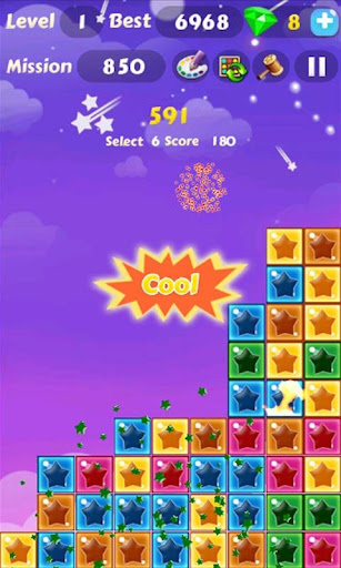 Android application Star Pop screenshort