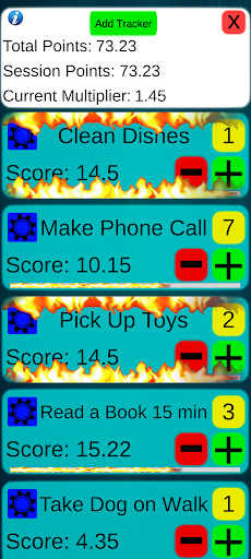 Point Tracking Game Screen 2